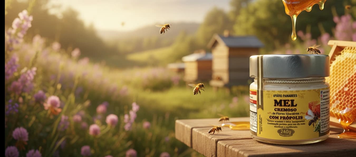 Mel Cremoso com Própolis PANABEES